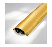 YFAURNDE Cable Hider, Floor Cable Covers for Cords, Constructed From Aluminum Alloy, It Is Suitable for Various Power Cables in Homes, Offices, and Warehouses.(Gold,No. 3-3m)