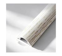 YFAURNDE Cable Hider, Floor Cable Covers for Cords, Constructed From Aluminum Alloy, It Is Suitable for Various Power Cables in Homes, Offices, and Warehouses.(White Wood Grain,No. 5-5m)