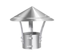 YFAURNDE Cone Top Chimney Cap Chimney Cover Cap Fireplace Screen Cover Exterior Stove Pipe Topper Stove Pipe Chimney Cap Let Your Chimney Be Reborn and Add A Guarantee to Your Life(#140)