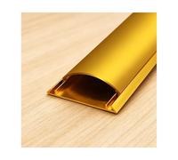 YFAURNDE Floor Cord Cover, Extension Cord Covers for Floor, Protects Cables, Prevents Tripping, and Facilitates Tidy Storage; Suitable for Use on Floors and Walls.(Gold,No. 4-5m)