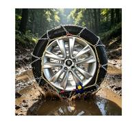 YFAURNDE Snow Tire Chains, Winter Tire Snow Chains, Exceptional Grip | Portable, Installs with a Single Pull, and Features a Universal, Adjustable Design(265/55 R19)