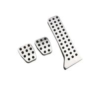 YFBH Car Foot Pedals Gas Brake Pedals Cover Rest Pedal Cover For MAZDA 2 3 6 For Demio For Axela For ATENZA CX-5 CX5 CX-3 CX9 CX7 Interior Stickers Trim(3Pcs MT)