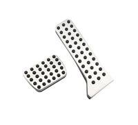 YFBH Car Foot Pedals Gas Brake Pedals Cover Rest Pedal Cover For MAZDA 2 3 6 For Demio For Axela For ATENZA CX-5 CX5 CX-3 CX9 CX7 Interior Stickers Trim(2Pcs AT)