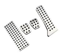 YFBH Car Foot Pedals Gas Brake Pedals Cover Rest Pedal Cover For MAZDA 2 3 6 For Demio For Axela For ATENZA CX-5 CX5 CX-3 CX9 CX7 Interior Stickers Trim(MT with big restl)