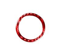 YFBH Car Interior Sticker for Lexus is 2006-2013 Engine Start Stop Decorative Circle Decor Cover Trim Stickers Auto Accessories Interior Decoration(RED)