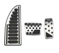 YFBH Car Pedals Accelerator Gas Brake Foot Rest Pedal Cover For Jeep For Compass 2017-2023 For Renegade 2015-2023 Interior Accessories Interior Stickers Trim(2Pcs AT)