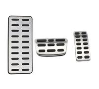 YFBH Car Pedals Gas Accelerator Brake Clutch Footrest Pedal Cover For Kia For Rio For Soul K2 KX3 LHD Interior Accessories Interior Stickers Trim(3Pcs AT with rest)