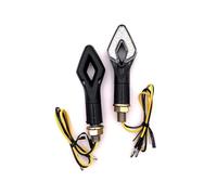 YFBH Motorcycle 1 Pair Front Rear Turn Signals Indicator Blinker Amber Lamp 10mm Light Parts For H&onda CBR 600 1000 RR CB CBF