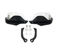 YFBH Motorcycle Handlebar Handguards Protector for B&MW R1250GS R1200GS R 1200 GS ADV F800GS Adventure S1000XR F900XR F850GS Handlebar Handguard(Black Clear Set)