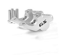 YFBH Motorcycle Handlebar Rise For BMW F900GS Adventure F 900 GS ADV 2024-Piping Height Increaser Adapter Handlebar Stem Riser Kit Lift Height. Adjustable Height Riser Clamp(Silver)