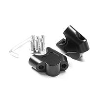 YFBH Motorcycle Handlebar Rise For Loncin For VOGE 300AC 300DS 500R 500AC 500DS 500DSX Handlebar Stem Repositioning Adapter. Adjustable Height Riser Clamp(BLACK 1)