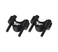 YFBH Motorcycle Handlebar Rise For Tenere700 Tenere 700 2019-2023 Aluminum Bike Seat Pos Short Stem Handlebar Clamp Adapter. Adjustable Height Riser Clamp(BLACK)