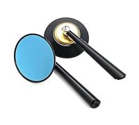 YFBH Motorcycle RearView Mirror For Suzuki Bandit 1200 650 Boulevard M109R DRZ 400 Intruder M1500 Left Right Reflector Mirror Accessories(Gold)