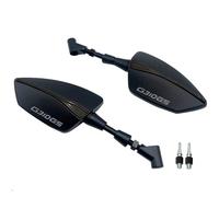 YFBH Motorcycle RearView Side Mirror For Bmw G310GS G310R 2017-2023 360°rotatable Handlebar Left And Right Reflector Mirror Accessories(Black 1)