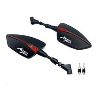 YFBH Motorcycle RearView Side Mirror For CRF1000L Africa Twin 8mm 10mm Screws Left And Right Handlebar Reflector Mirror Accessories(Red 1)