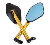 YFBH Motorcycle RearView Side Mirror For Suzuki B-King GSF1250 GSF600 Gladius SFV650 SV650 SV1000 GSR600 Wide Field Mirror Accessories(Gold)