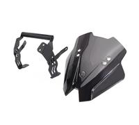 YFBH Motorcycle Windscreen GPS Navigation Bracket For SUZUKI GSX-8S GSX8S 2023-2025 Windshield Wind Shield Deflector Extension Bar Phone Holder Motorbike Windscreen Deflector