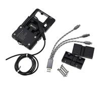 YFBH Navigation Holder Motorcycle Phone GPS Navigation Plate Bracket For DUCATI MULTISTRADA 950 1200 1200S 2015-2017 Mobile Phone Holder Stand Phone Mount(Black 4)