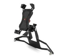 YFBH Navigation Holder Motorcycle Windshield Mobile Phone Holder Stand GPS Navigation Mount Bracket Kit For H&onda VFR1200X 2012 2013 2014 2015 Phone Mount(Black 4)