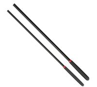 YFCQBB 18-inch Horse Riding Crop Stick 2-Piece Set, Black, 21-inch