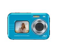 YFDGD 2 Screens Waterproof Camera Multifunctional Anti-Shake For Driving Record Riding Clear Capture Stunning Moments Easily(Add 32G Card,Blue)