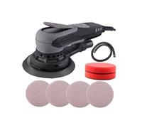 YFDGD 350W 2.5mm/5.0mm Random Orbit Sander Electric Digital Display Speed Controller Sanding Polisher With Sandpaper Adapts to Diverse Polishing Cleaning Needs(5.0mm Random Orbital)