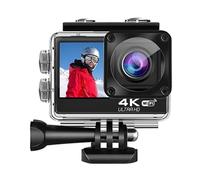 YFDGD 4K 30FPS 16MP WiFi Action Camera 170°Wide Angle Len Sport 2.0+1.4 Inch Dual Screen Video Cam For Outdoor Cycling Clear Capture Stunning Moments Easily