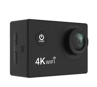 YFDGD Action Camera 4K 30PFS 1080P 4x Zoom WIFI Motorcycle Bicycle Helmet Waterproof Sports Cam Video Cameras Clear Capture Stunning Moments Easily(Silver)