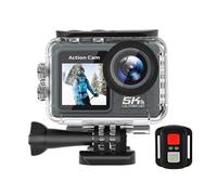 YFDGD Action Camera 5K 4K 60FPS Dual Screen WIFI 170 Wide Angle 30m Anti Shake Outdoor Cycling With Remote Control Clear Capture Stunning Moments Easily