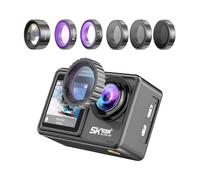 YFDGD Action Camera 5K 4K 60FPS EIS Interchangeable Lens 48MP Zoom Electronic Stabilizer WiFi For Vlog Clear Capture Stunning Moments Easily