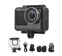 YFDGD Active Action Camera Mini 4K Ultra 20MP Waterproof Anti-shaking Dual Screen Live Streaming Case Clear Capture Stunning Moments Easily(With 32GB Card)