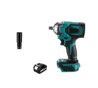 YFDGD Impact Driver 1200 N.m Brushless Electric Wrench DTW500 Cordless Impact Wrench Electric Screwdriver Power Tool for 18V Battery(1 Battery)