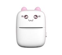 YFDGD Label Maker Machine Mini Label Printer Thermal Pocket Printers Stickers Paper Inkless Wireless(Pink Printer)