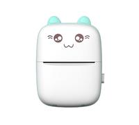 YFDGD Label Maker Machine Mini Label Printer Thermal Pocket Printers Stickers Paper Inkless Wireless(BL add 3Blue Effect)