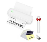 YFDGD Label Maker Machine Portable Thermal Printer Inkless A4 Tattoo Stencil Machine Bluetooth USB For Mobile PC Laptop Transfer(Printer-Tattoo Paper)