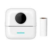 YFDGD Label Maker Machine Portable X5 Thermal Printer Pocket Label Maker 200dpi Wireless Receipt Mini Photo Compatible(WHITE)