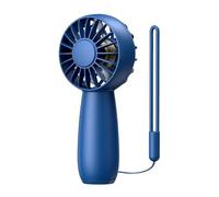 YFDGD Portable Fan USB Mini Fan Rechargeable Cute Portable 3 Speed Handheld Handy Personal Cooling Electric Fan With Powerbank(Blue)
