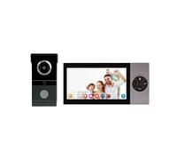 YFDGD Smart 7 Inch HD Video Intercom System With 1080p Night Vision, Door Bell Camera With Move Detection & Remote Access Clear Display All Weather Guarding
