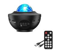 YFDGD Starry Projector Galaxy Night Light with Ocean Wave Music Speaker Sky Light Projector for Bedroom Decoration Birthday Gift Party Clear Imaging(Small Style)