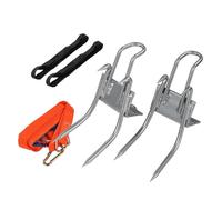 YFDGD Tree Climbing Equipment Climbing Tree Foot Tie Cat Claws On The Special Scratching Tools Non-slip Strengthened(Silver-04)