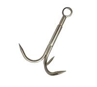 YFDGD Tree Climbing Equipment Outdoor Survival Stainless Steel Climbing Claw Ice Rock Hook Hiking Tool Large Mountaineering Flying Grappling Accessories
