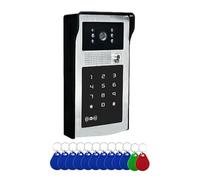 YFDGD Tuya Smart Video Doorbell Camera 1080P WiFi Intercom Door Bell With RFID Code Keypad Access Phone APP Unlock Clear Display All Weather Guarding(IDS-WIFI-32G-TF)