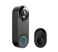 YFDGD Video Doorbell Camera 1080P WiFi Door Bell Smart Home Security Motion Detect Night Vision Two Way Audio Intercom Clear Display All Weather Guarding(No Card)