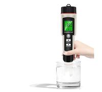 YFDGD Water Tester 4 In 1 PH/ORP/H2 And TEM Meter Dissolved Hydrogen Water Quality Tester Digital Ph Monitor Waterproof For Aquarium Multipurpose Accurate Easy