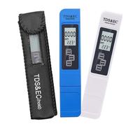 YFDGD Water Tester Digital Water Quality Tester TDS EC Meter Range 0 To 9990 Multifunctional Purity Temperature TEMP PPM Multipurpose Accurate Easy(White+blue backlight)