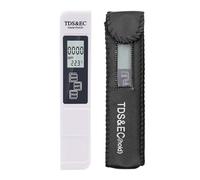 YFDGD Water Tester Digital Water Quality Tester TDS EC Meter Range 0 To 9990 Multifunctional Purity Temperature TEMP PPM Multipurpose Accurate Easy(White)