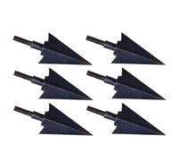 Yfenglhiry 6Pcs Outdoor Hunting Broadheads Metal Arrows Head Point Tip Screw-in Arrowheads For Traditional Bows And Compounds Bows Traditional Outdoor Hunting Arrowheads