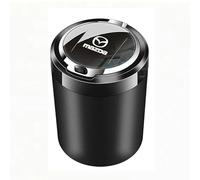 YFFTHREE Car Ashtray for Mazda MX-5 2015-2023，Self Extinguishing Ash Tray Cigarette Holder Bucket Automotive Portable Cylinder Cup Indoor Smoking Anti-flying Tobacco Ash Cove,Black