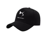 YFFTHREE Car Logo Baseball Cap for DS 9 2020 2021 2022 2023,Sun Visor Hat Adjustable Sport Hat Unisex Travel Hat Racing Cap Adjustable One Size Fits Most Racer Cap Team Cap Cotton,Black