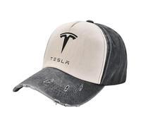 YFFTHREE Car Logo Baseball Cap for Tesla Model S 2016-2021,Sun Visor Hat Adjustable Sport Hat Unisex Travel Hat Racing Cap Adjustable One Size Fits Most Racer Cap Team Cap Cotton,Black